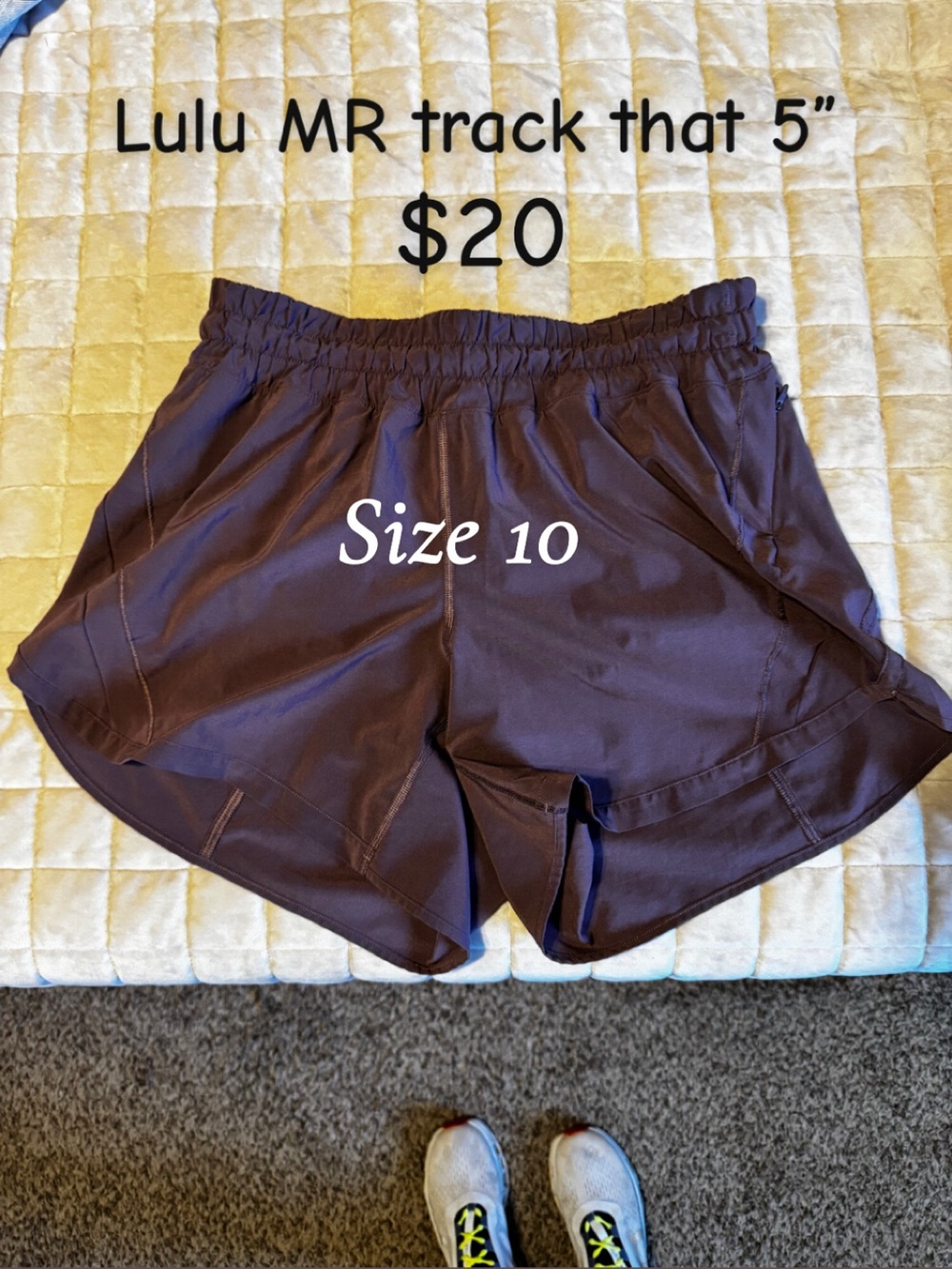 lululemon athletica Women's 5" Track Shorts - Plum